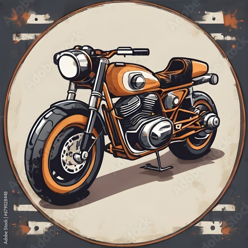 Motorcycle Icon Background Very Cool