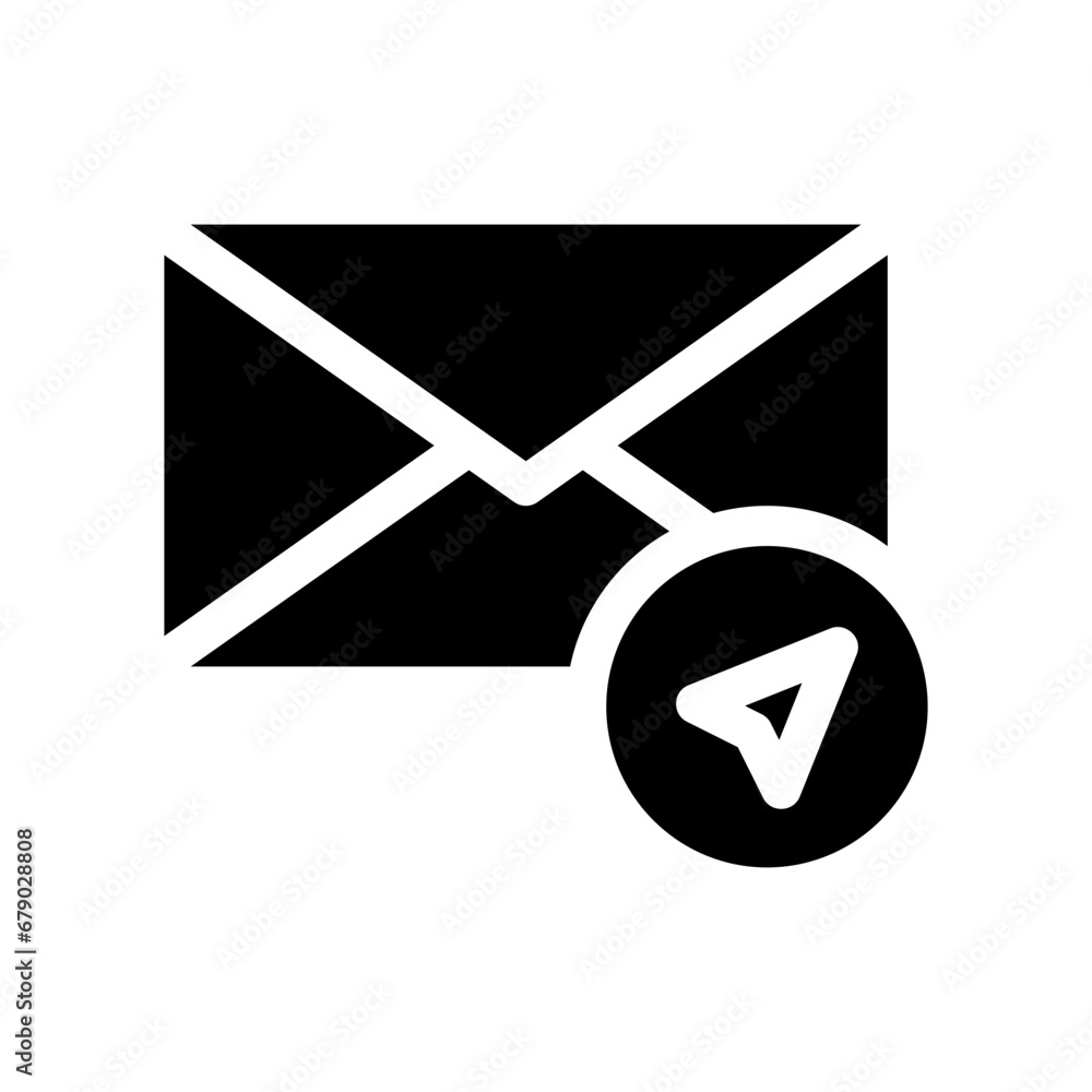 mail glyph icon mail glyph icon