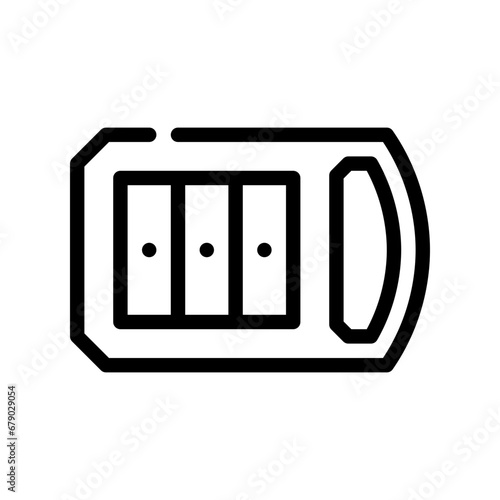 keyless line icon