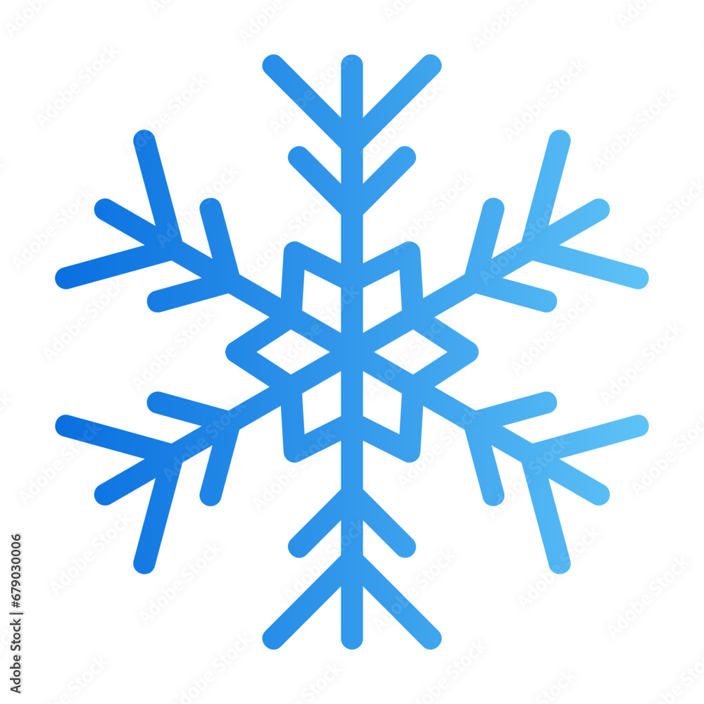 snowflake gradient icon snowflake gradient icon