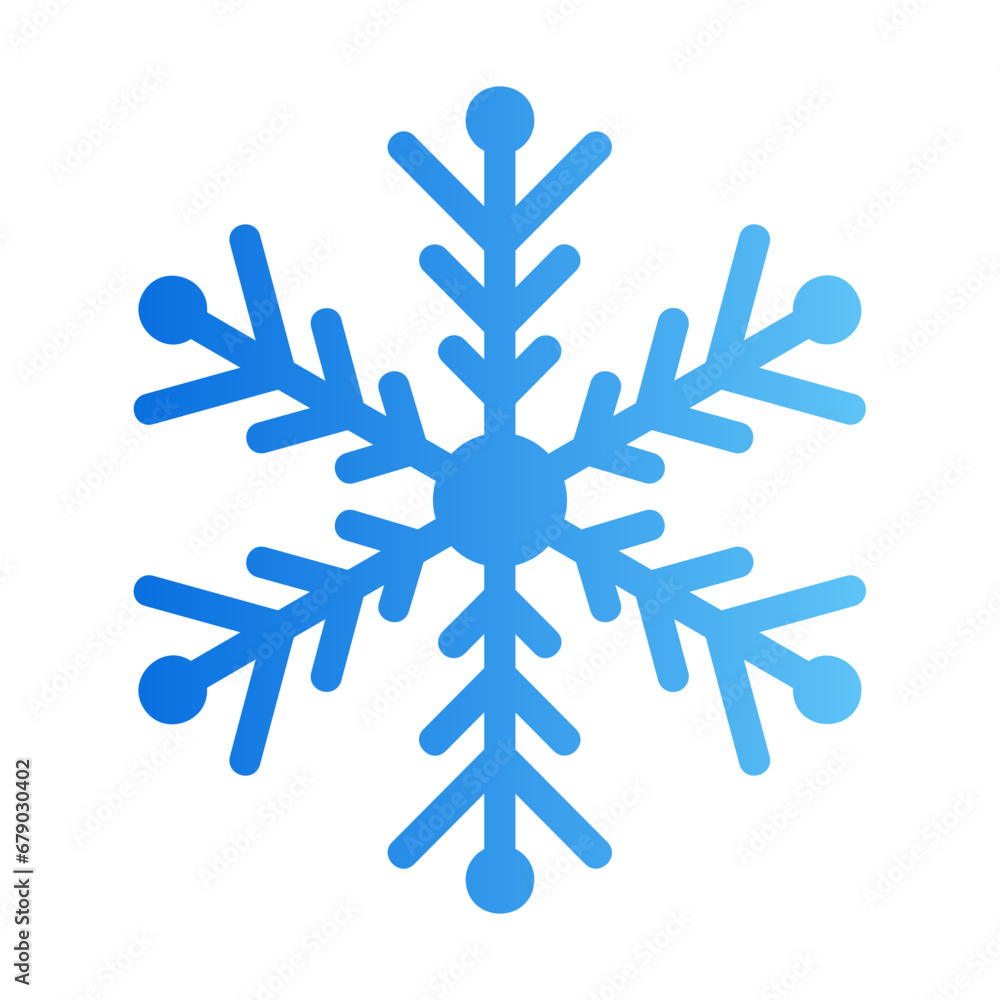 snowflake gradient icon snowflake gradient icon