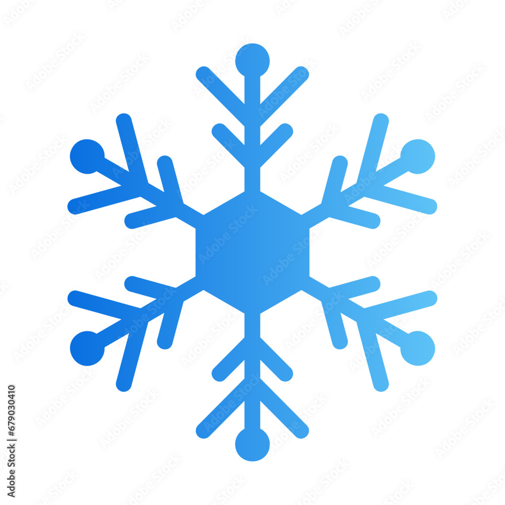 snowflake gradient icon snowflake gradient icon