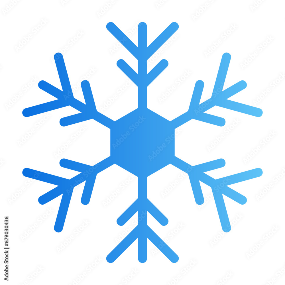 snowflake gradient icon snowflake gradient icon
