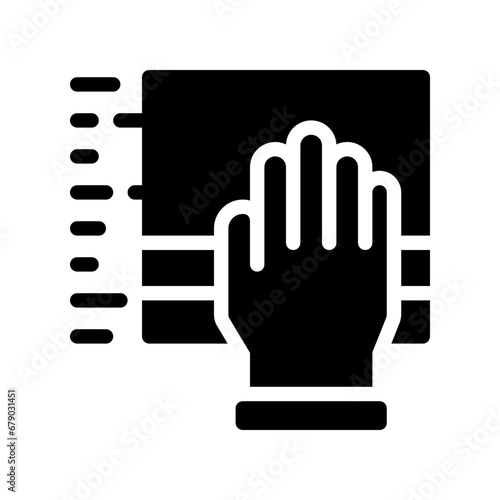 dusting glyph icon