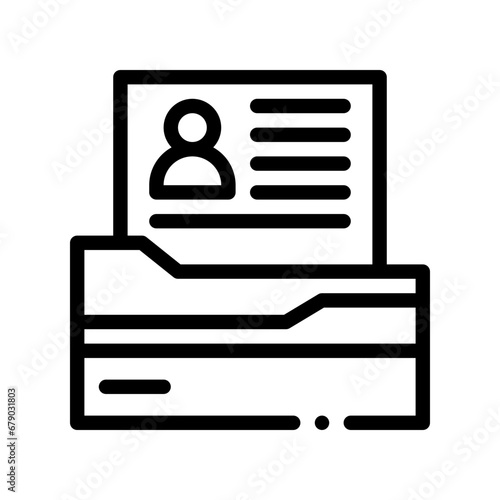 resume line icon