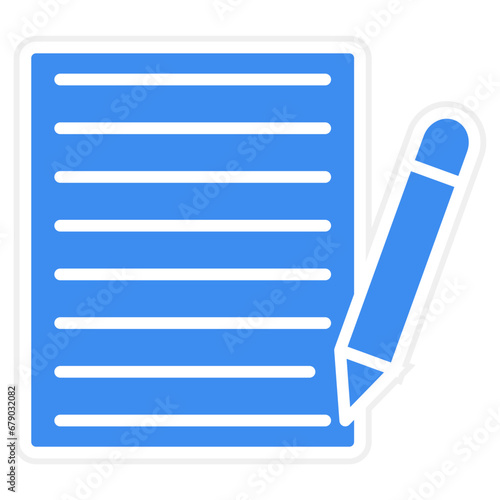 Content Writing Icon Style