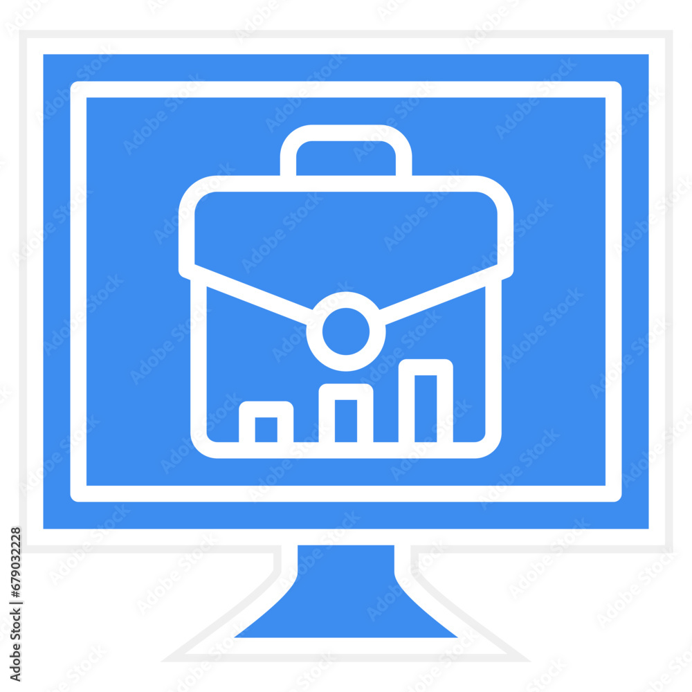 Online Business Icon Style Online Business Icon Style