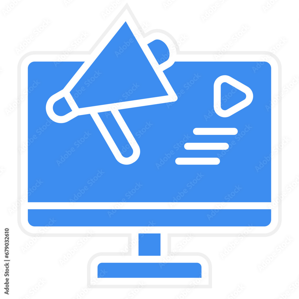 Advertisement Icon Style Advertisement Icon Style