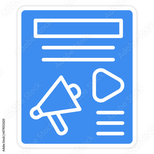 Advertorial Icon Style