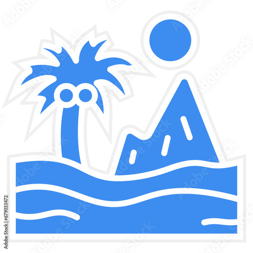Desert Oasis Icon Style