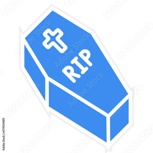 People Coffin Icon Style