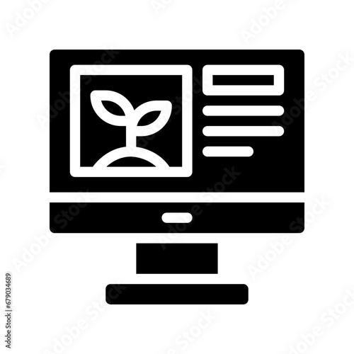 observation glyph icon
