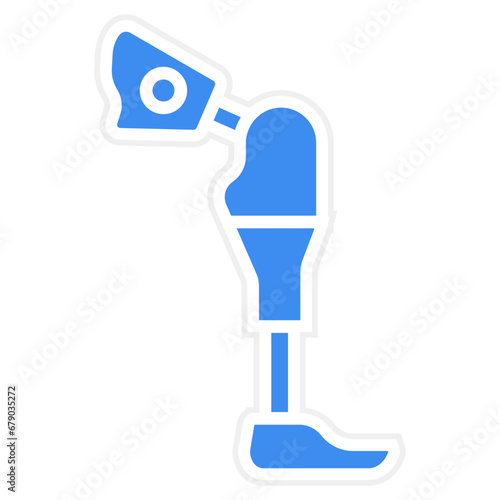 Smart Prosthesis Icon Style