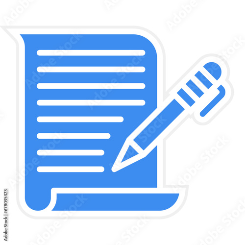 Copywriter Icon Style