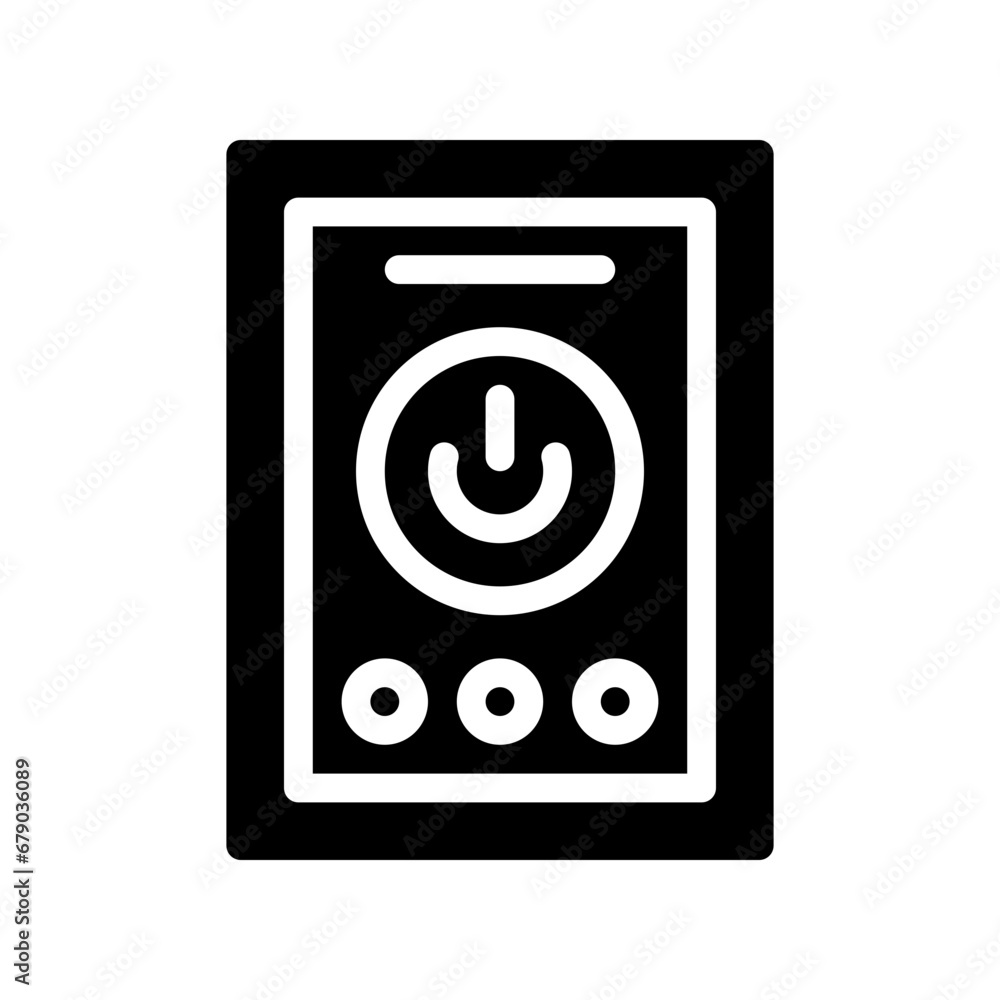 power button glyph icon power button glyph icon