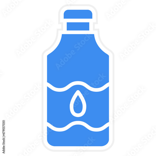 Water Bottle Icon Style