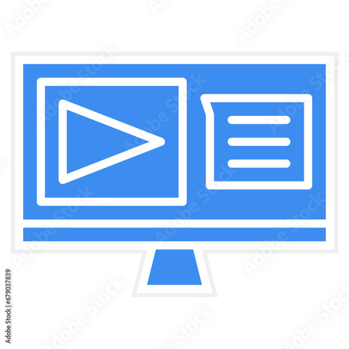 Live Lecture Icon Style