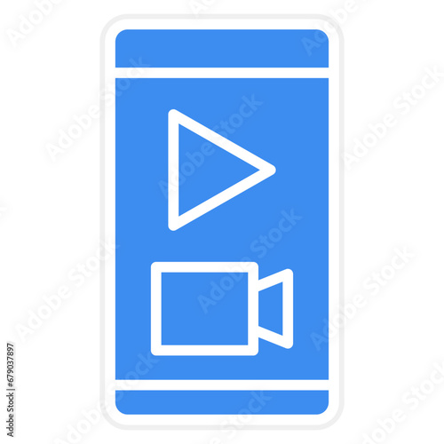 Mobile Live Stream Icon Style