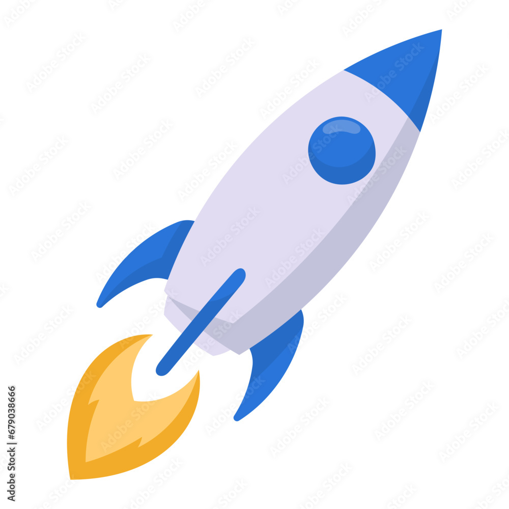 space rocket illustration