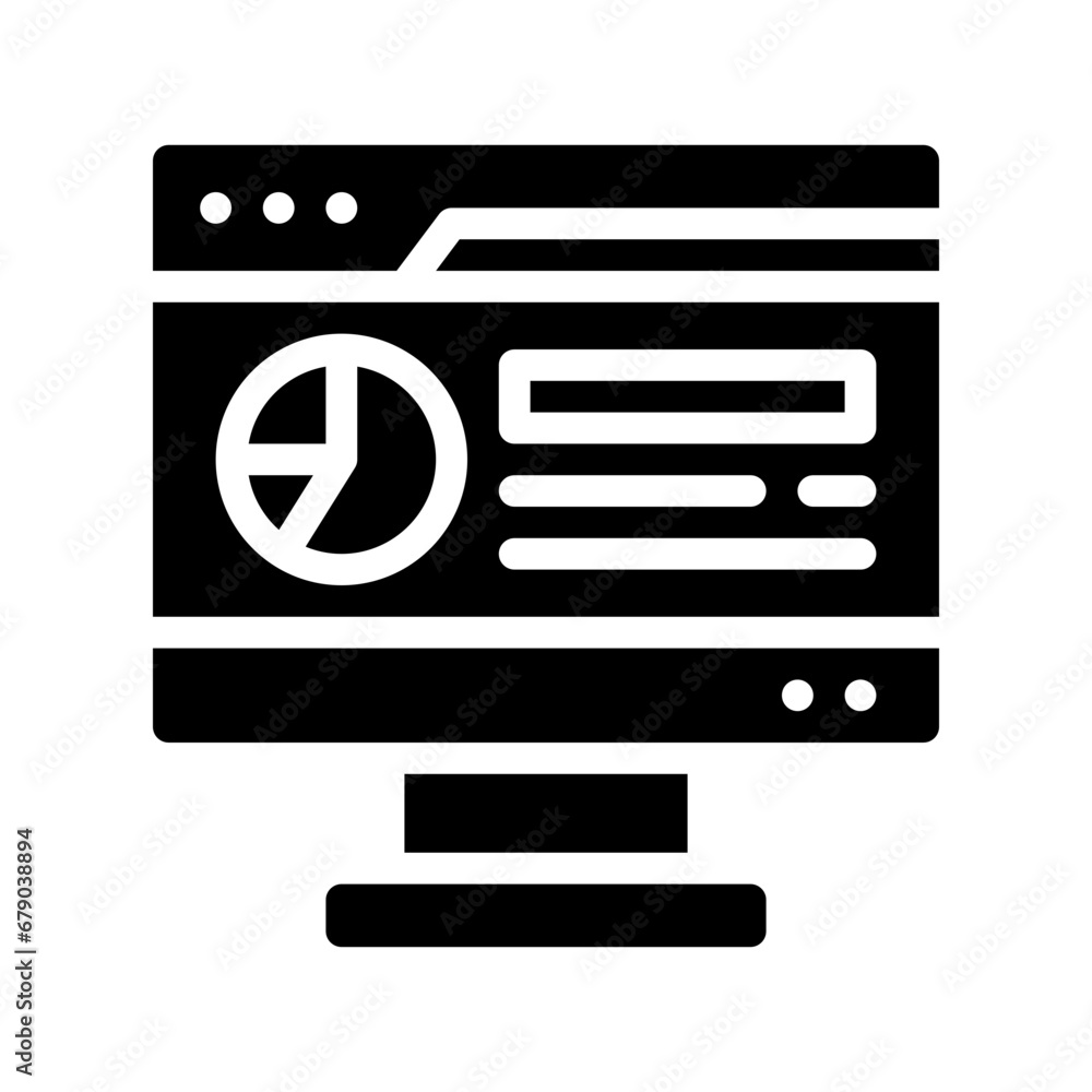 computer glyph icon computer glyph icon