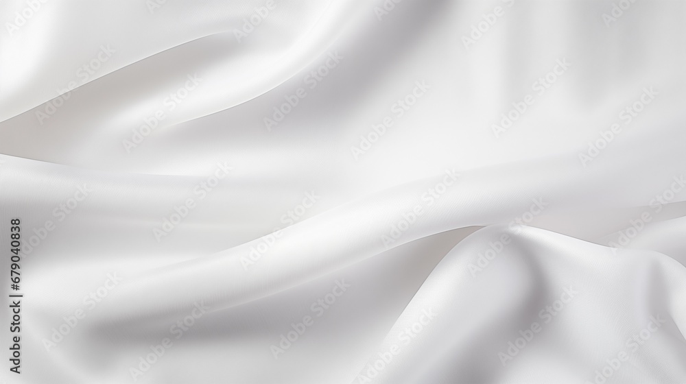 a close up of a white satin fabric