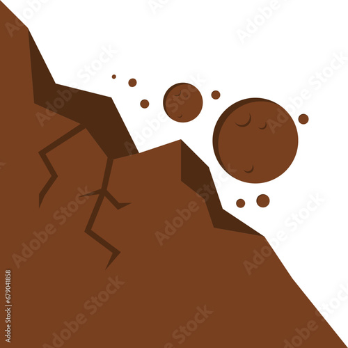 Landslide illustration
