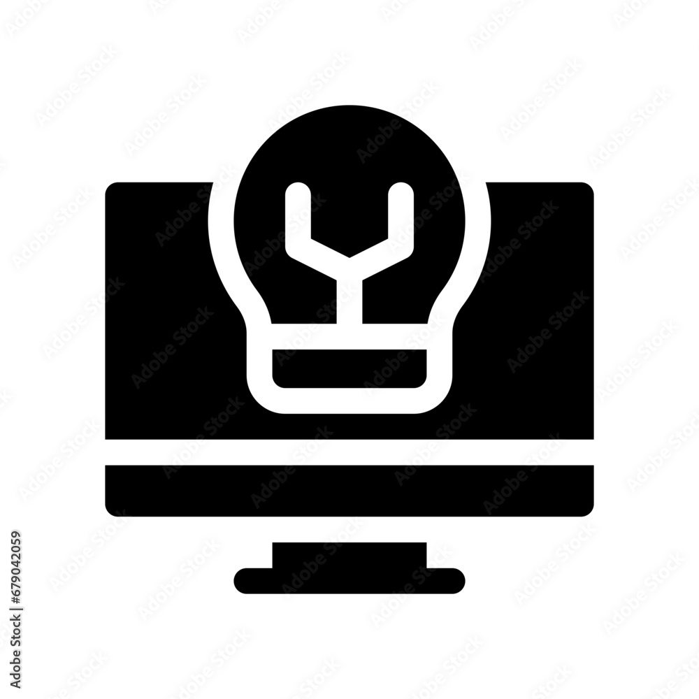 creativity glyph icon creativity glyph icon