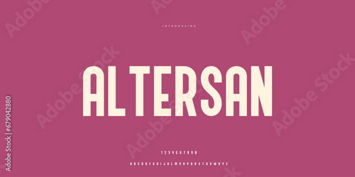 Elegant Font Uppercase Lowercase and Number. Classic Lettering Minimal Fashion Designs. Typography modern Sen Serif fonts regular decorative vintage concept. vector illustration