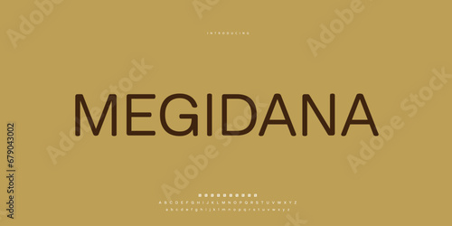 Elegant Font Uppercase Lowercase and Number. Classic Lettering Minimal Fashion Designs. Typography modern Sen Serif fonts regular decorative vintage concept. vector illustration