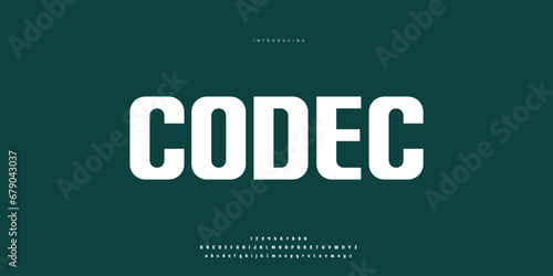Elegant Font Uppercase Lowercase and Number. Classic Lettering Minimal Fashion Designs. Typography modern Sen Serif fonts regular decorative vintage concept. vector illustration