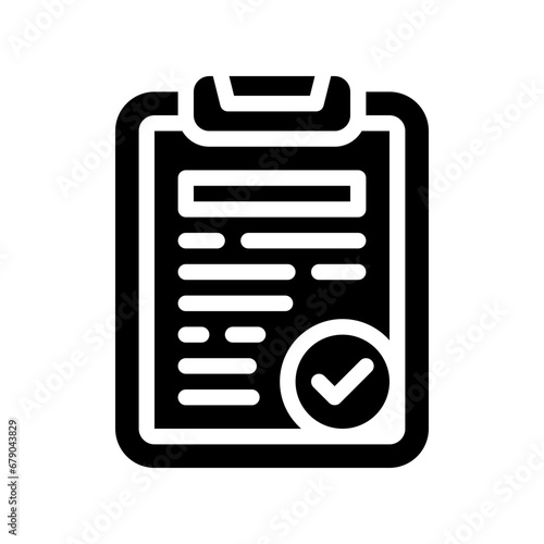 check mark glyph icon