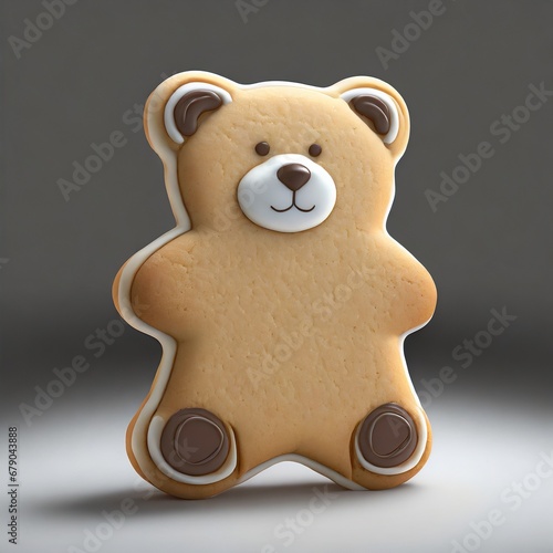 a bear cookie