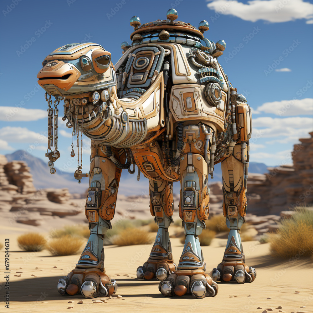 3D cartoon camel robot 3D cartoon camel robot