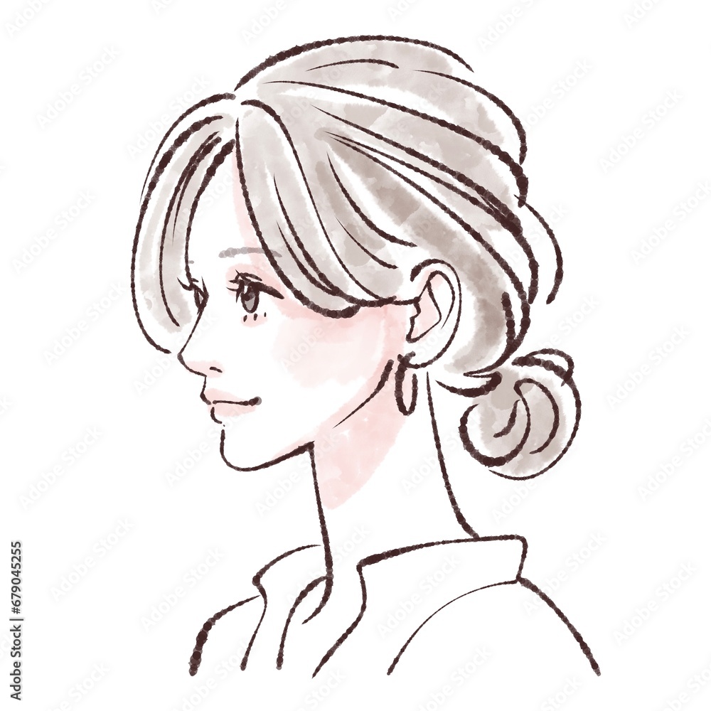 女性・女の子のイラスト素材 女性・女の子のイラスト素材