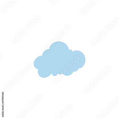 vector cartoon cloud © King Silhouette