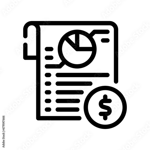 auditing line icon © HacaStudio