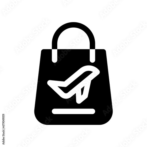 duty free glyph icon