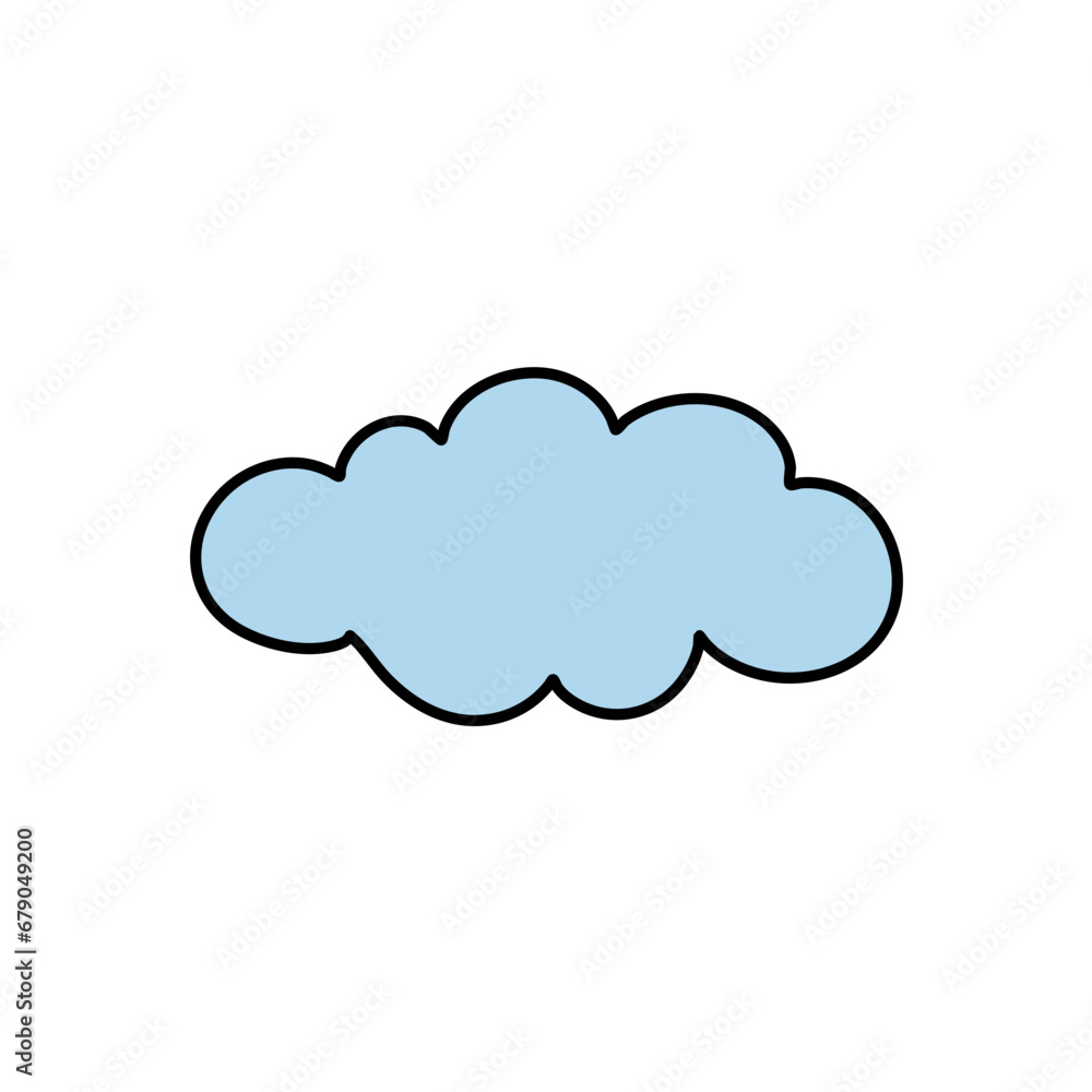 Cartoon clouds. vector collection. Cartoon clouds. vector collection.