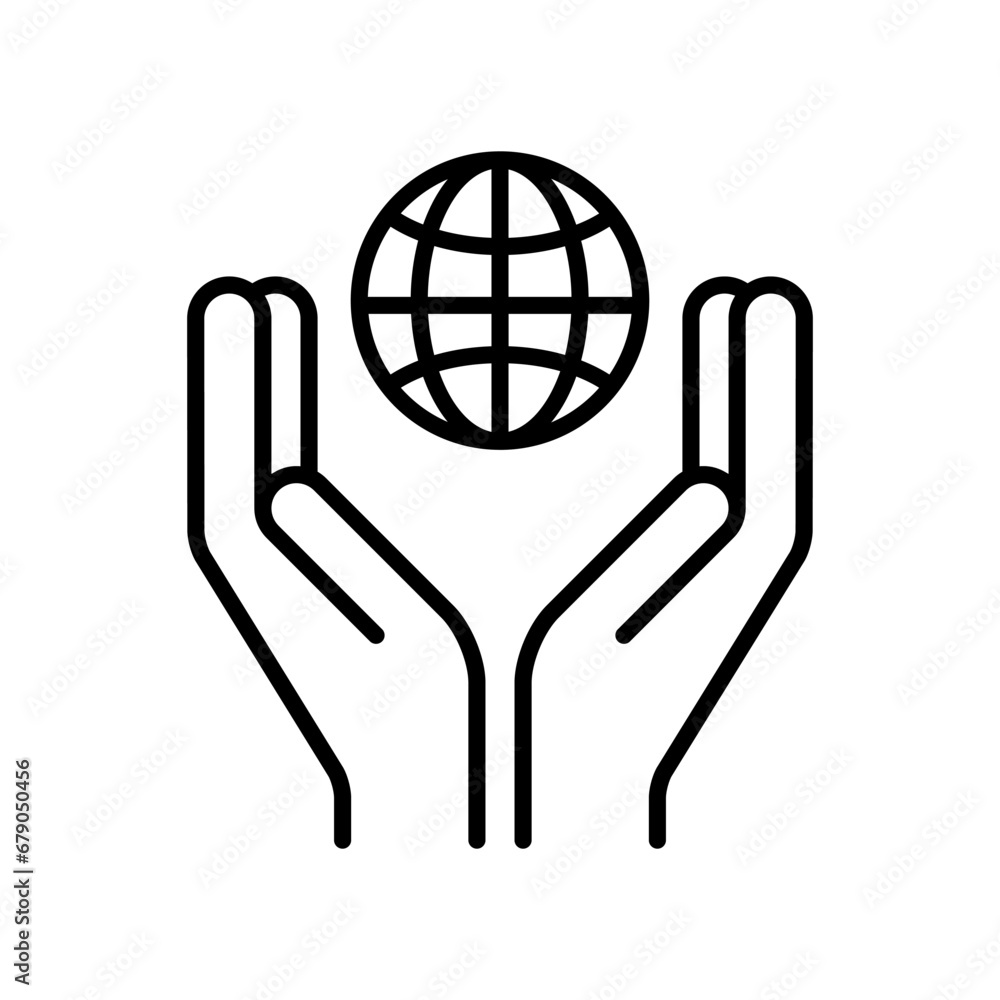 World map vector icon. Navigation illustration sign. Globe symbol. Travel logo. World map vector icon. Navigation illustration sign. Globe symbol. Travel logo.
