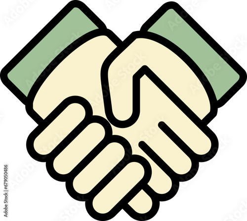 Shakehand illustration