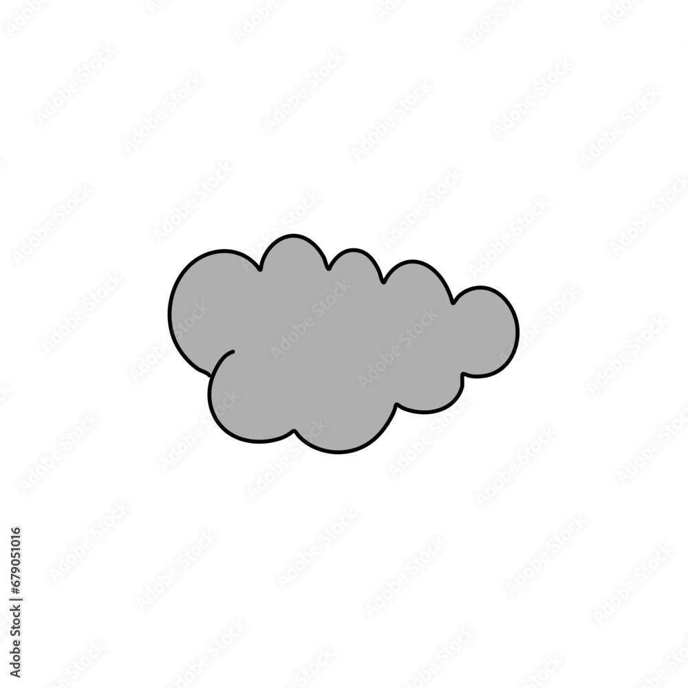 cloud vector icons. cloudlet contour symbols. Clouds silhouette cloud vector icons. cloudlet contour symbols. Clouds silhouette