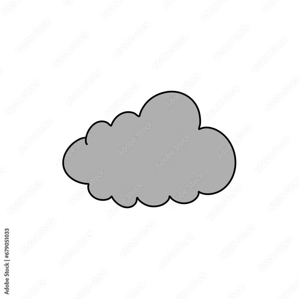 cloud vector icons. cloudlet contour symbols. Clouds silhouette cloud vector icons. cloudlet contour symbols. Clouds silhouette
