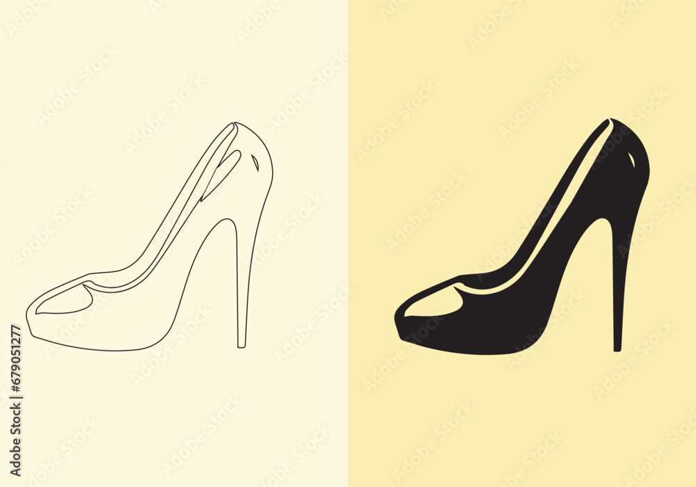 A distinct pair of colourful women's shoes. women's stiletto high-heeled shoe collection. stylish shoes for girls.
A distinct pair of colourful women's shoes. women's stiletto high-heeled shoe collection. stylish shoes for girls.