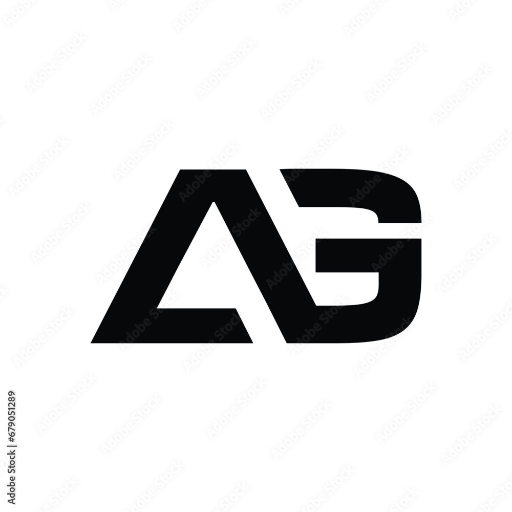 AG logo initial letter design template vector, AG logo initial letter design template vector AG logo initial letter design template vector, AG logo initial letter design template vector