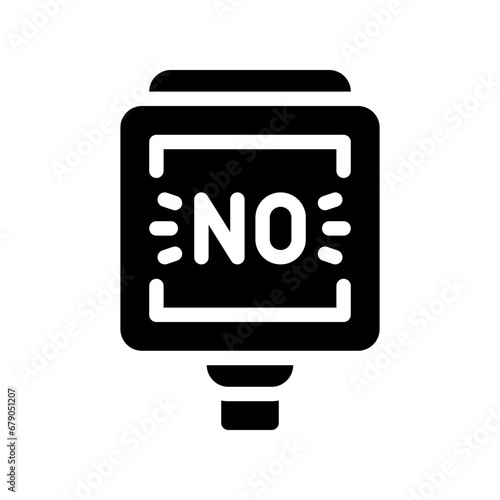 no glyph icon