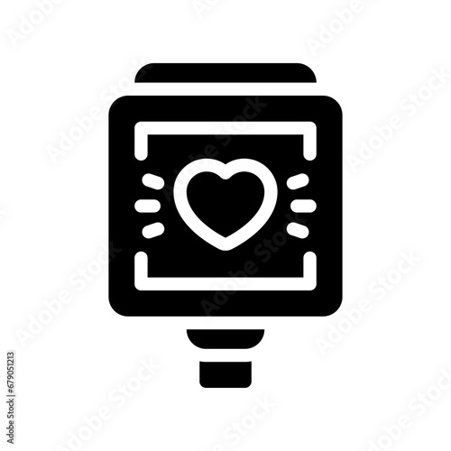 love glyph icon