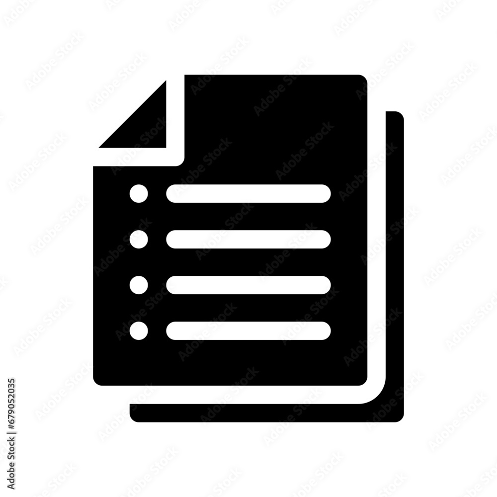 exam glyph icon exam glyph icon