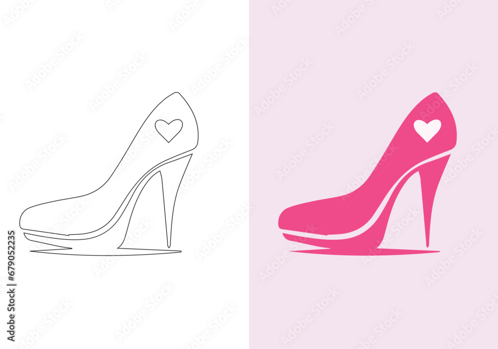 A distinct pair of colourful women's shoes. women's stiletto high-heeled shoe collection. stylish shoes for girls.
A distinct pair of colourful women's shoes. women's stiletto high-heeled shoe collection. stylish shoes for girls.