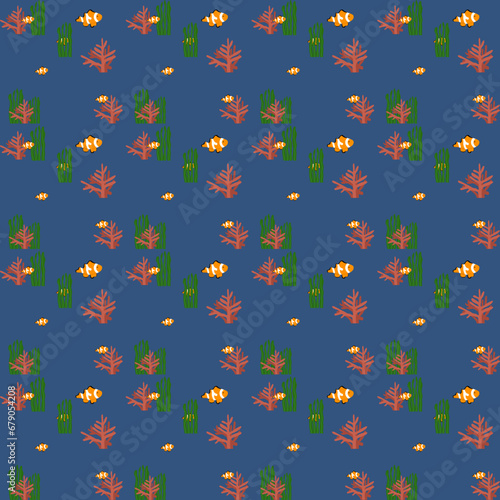 Seamless pattern illustration 