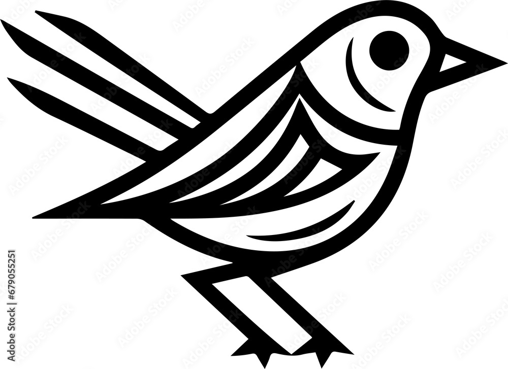 Obraz premium Tribal Sparrow bird